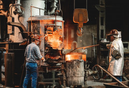 Foundry and smelting operation